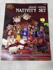 VTG 1985 CHRISTMAS Nativity Set - ASN Plastic Canvas Pattern Booklet #3041