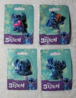 Disney Stitch Toy Mini Figure Cake Topper Just Play Lot Of 4 