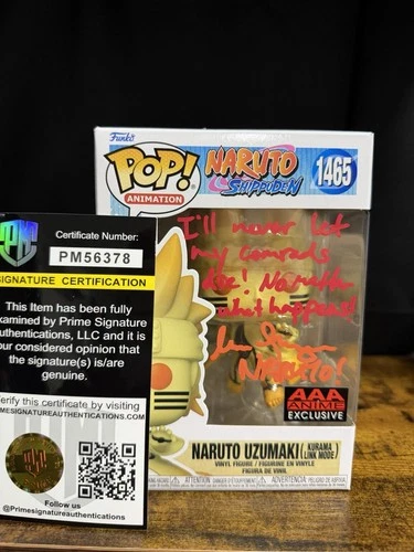 Naruto Uzumaki (Link Mode) Signed By EVA Prime Certified