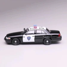 1:64 596 Oakland Trooper Police Crown Victoria CV Model Diecast Display Car