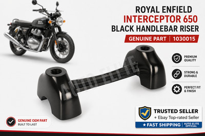 Royal Enfield Interceptor 650 Black Handlebar Riser 1030015 Original