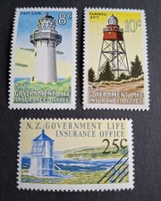 NEW ZEALAND UHM -1976 /78   LIGHTHOUSES  COMPLETE SET