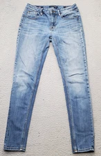 Vigoss Jeans Womens 27x29 Blue Denim Classic Fit Medium Wash Jagger Skinny Leg