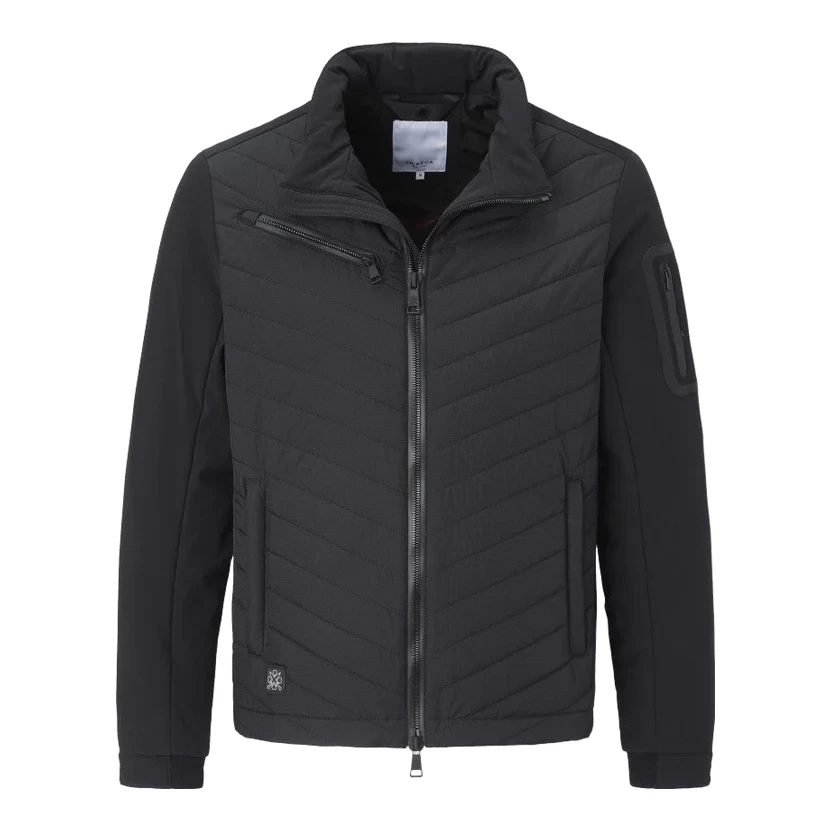 Tribeca New York Manhatten Mens Black Quilted Jacket RRP £229