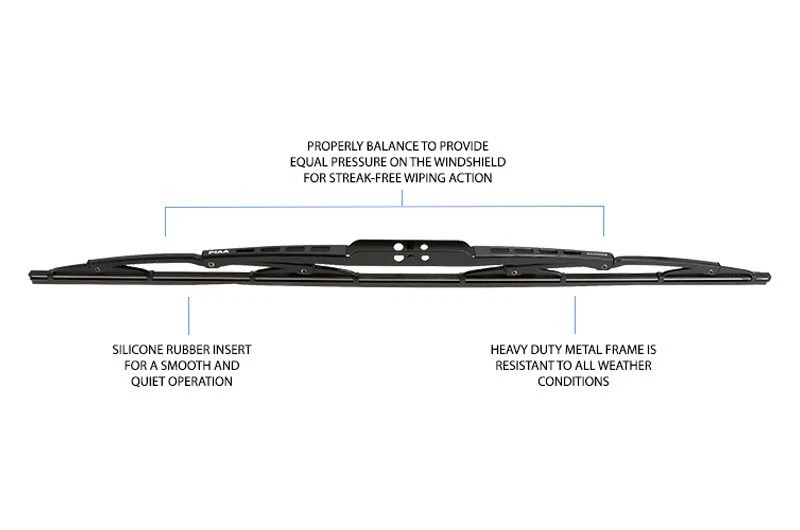 For Toyota Tundra 2000-2006 PIAA 95048 Super Silicone 19" Black Wiper Blade Foto 3 de 4