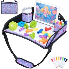 Kids Travel Tray for Toddler Car Seat, Travel Tray for Airplane, Toddler Car ...