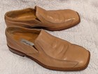 Mezlan Men’s Brown Leather Slip-On Dress Loafers US 10.5 Square Toe — photo 2