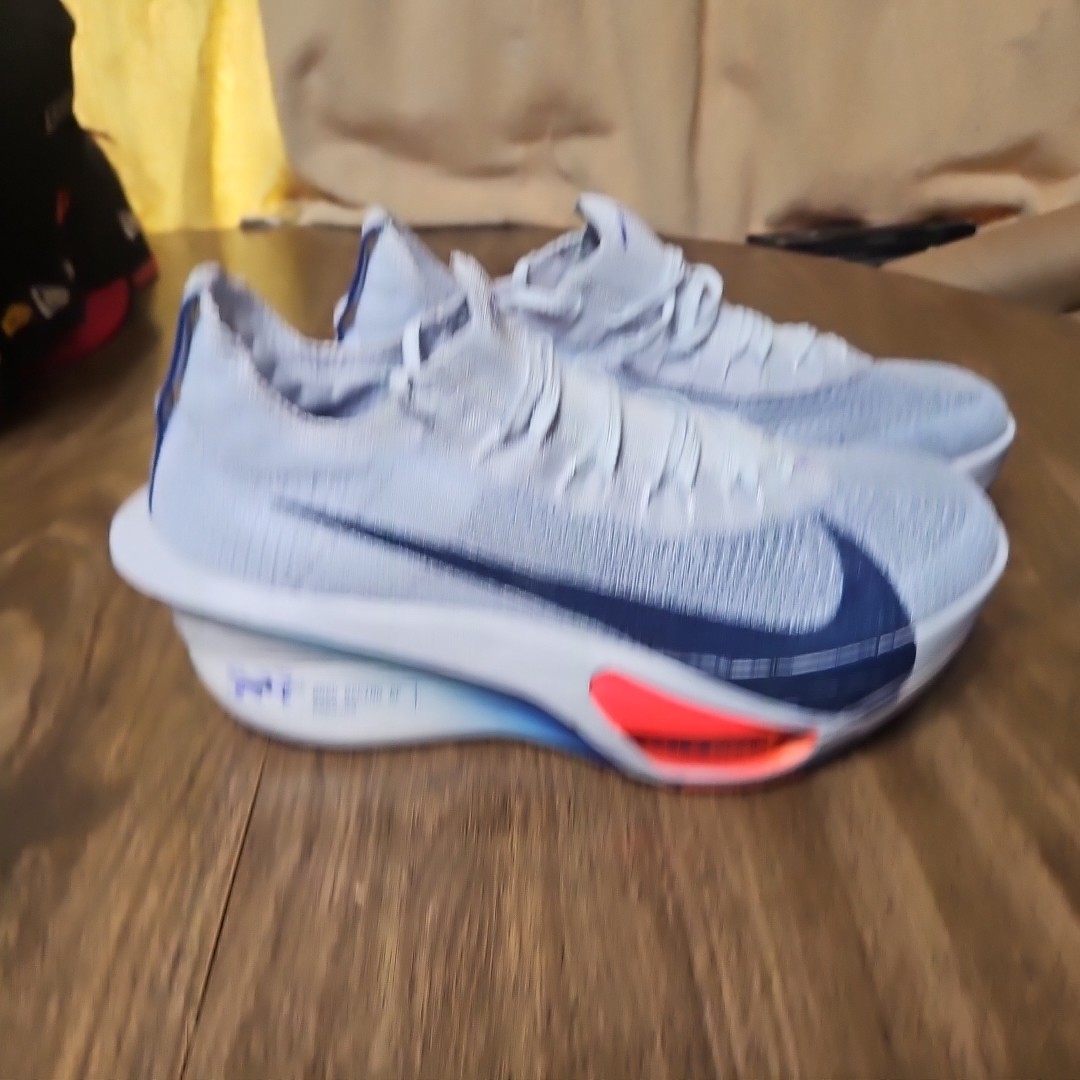 ふぁふぁ　オリーブ　38 Size 8.5 - Nike Air Zoom Alphafly NEXT% 3 Football Grey Blue Void
