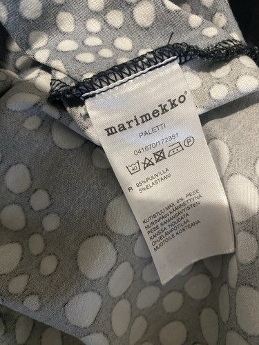 MARIMEKKO Paletti Black White Stretch Cotton Tunic Mini Dress XS - Picture 5 of 5