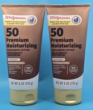  LOT OF 2 SPF 50 Premium Hypoallergenic Moisturizing Sunscreen Vegan