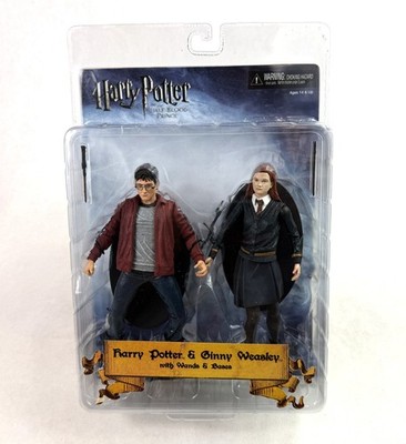 Harry Potter & Ginny Weasley NECA Half Blood Prince Figure 2 Pack Set New