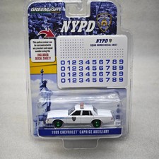 Green Light 1:64 Heat Tracing 1989 Caprice New York City Police Department NYPD 
