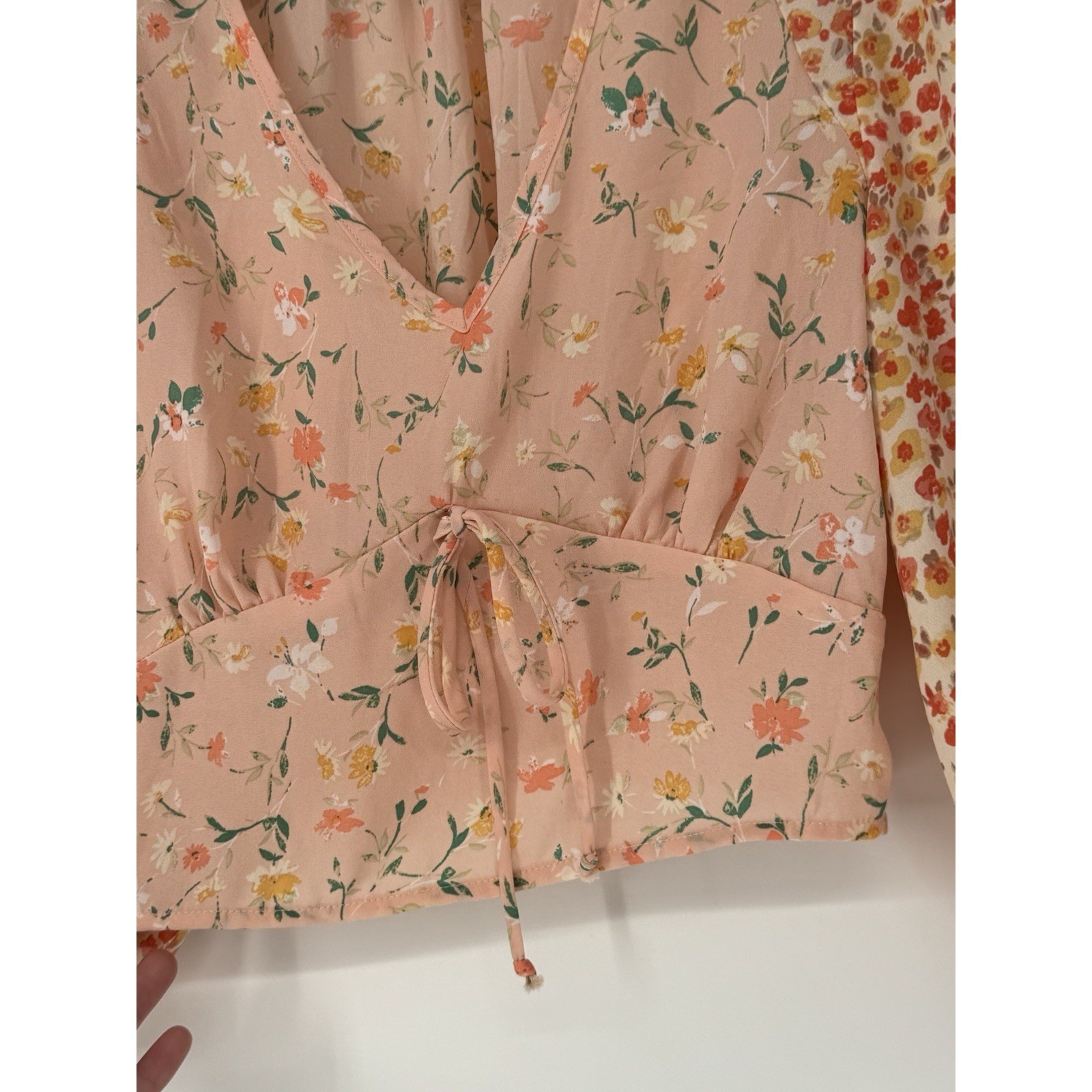 Sienna Sky Patchwork Mixed Media Boho Floral Baby… - image 7