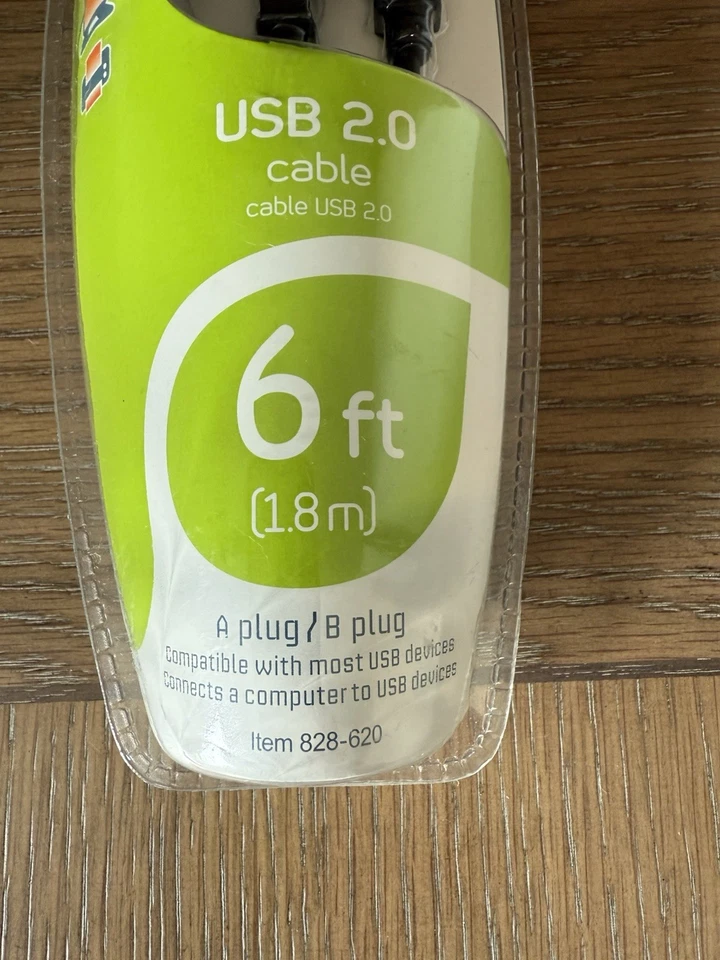 Ativa USB 2.0 Cable 6 ft Connect Computers Printers NEW SEALED - Image 2 of 3