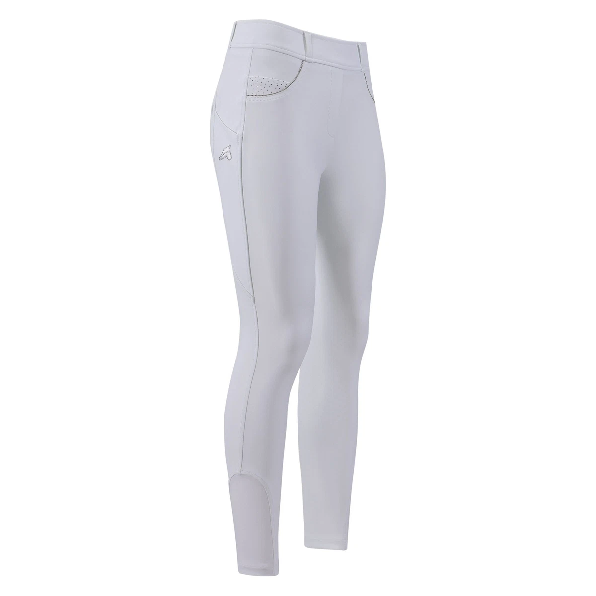 Euro-Star Damen Turnier Reitleggings ESMaxi FullGrip white