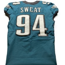 Josh Sweat GAME WORN 💪 11/14/22 PHOTO MATCHED Eagles 🦅NFL Jersey vs Commanders