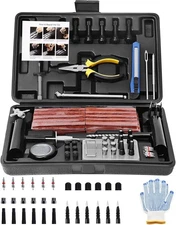 Tire Repair Tool Kit, 102-Piece Heavy-Duty Automotive Tire Repair Tool Set