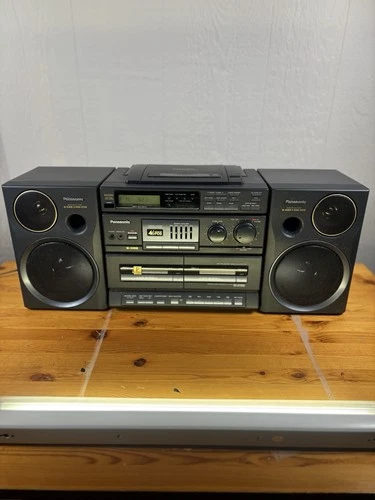 Vintage Panasonic RX-DT680 boombox stereo cd radio Double cassette recorder