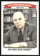 2023 Topps Heritage News Flashbacks #NF4 Ray Kroc Buys Padres - NM-MT