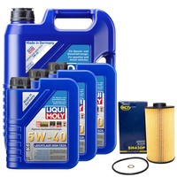 MotoröL Set High Tech 5W-40 Liqui Moly 8 Liter + ÖLfilter FüR Alpina BMW 5Er 7Er
