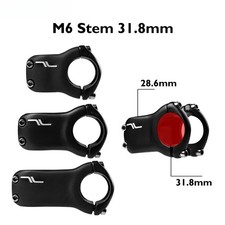MTB Bicycle Lightweight Carbon Handlebar Stem Head Tube Diameter 28.6 31.8mm