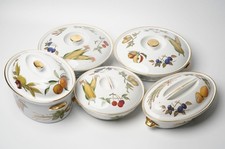 Royal Worcester Evesham Gold Covered Round/Ov...