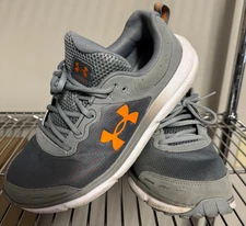 Size 11, 4E - Under Armour Charged Assert 10 Steel Atomic