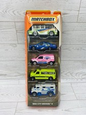 2025 Matchbox MBX City Drivers V 5-Pack Chevy Renault Ford Bus Police