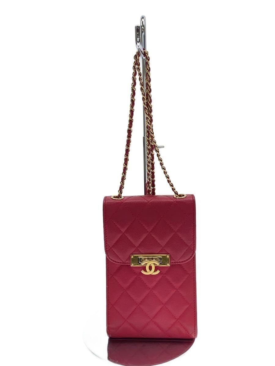 CHANEL Shoulder Bag Matelasse Phone Used-image