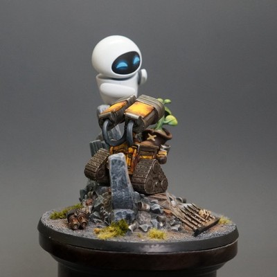Wall-E Wall-e and Eva pro painted Gallery Collectible Models Other series