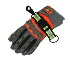 MELOTOUGH firefighter glove strap | glove holder with glove leash Swivel Snap...