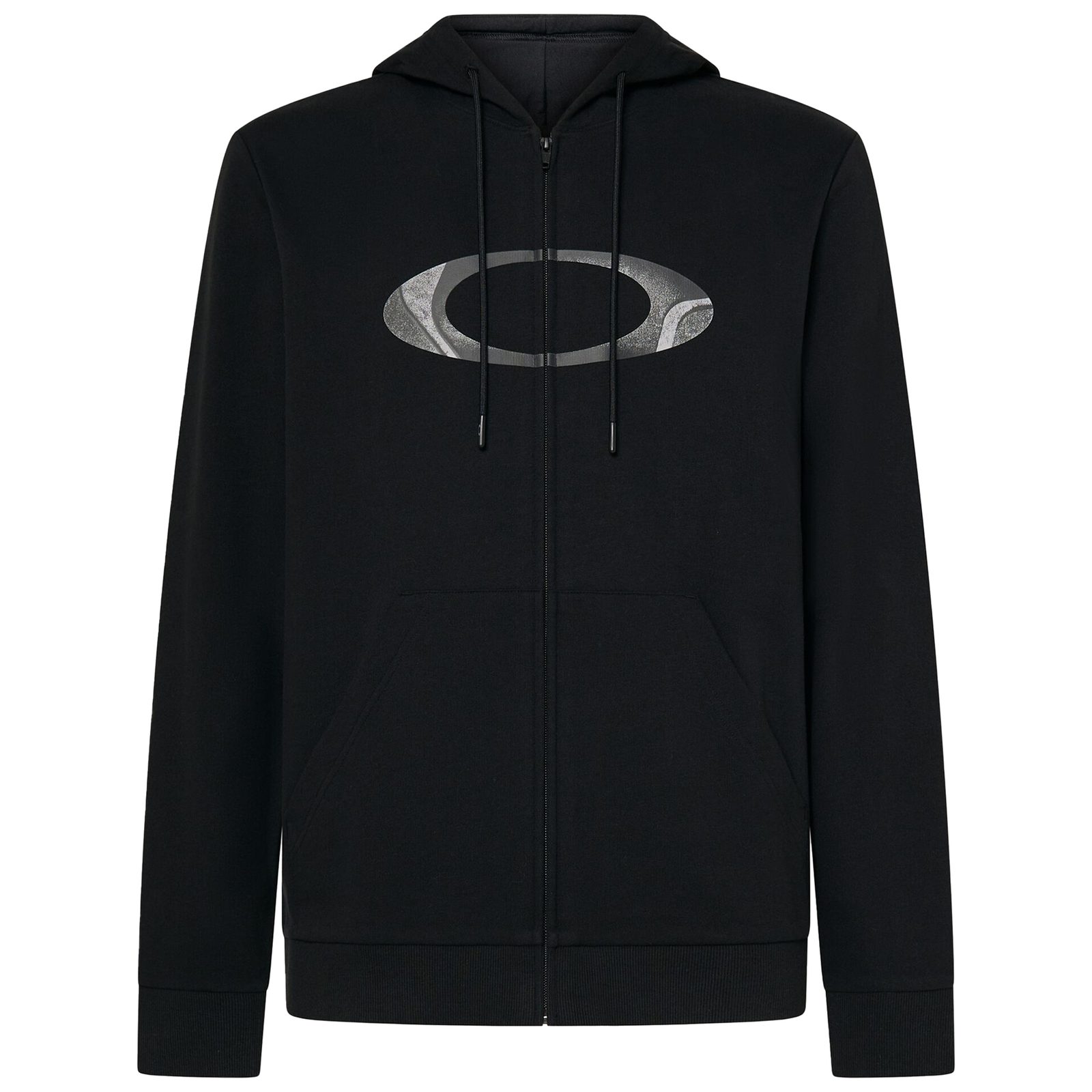 Oakley Men's Zip Hoodie Black Large - Image 2