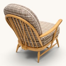 Ercol Windsor Easy Chair Model 203 1970s New Webbing Light Finish FREE* Delivery
