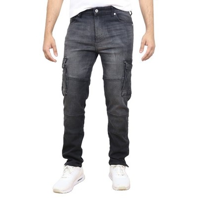 Men s Stylish Stretch Cargo Pocket Jeans (Sizes- 30-42) Free Shipping