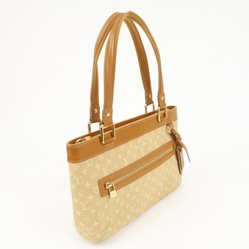 echt Louis Vuitton Monogramm Mini Lucille PM Handtasche beige M92684 gebraucht kostenloser Versand - Bild 4 von 24
