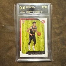 2018-19 Panini NBA Hoops #250 Trae Young RC Atlanta Hawks FCG 9 MINT