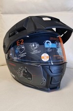 ADVENTURE SCHUBERTH E2 ATLAS ANTHRACITE MODULAR MOTORCYCLE HELMET M 57 NEW