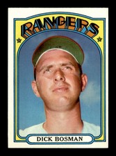 1972 Topps #365 Dick Bosman   EXMT/EXMT+ X3705390
