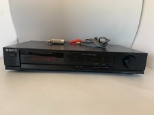 Sony ST-JX390 Quartz Lock FM/AM Digital Synthesizer Tuner Tested Working, cable