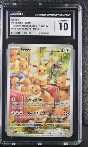 Eevee graded CGC 10 for sale on eBay