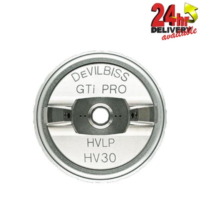 Devilbiss GTI Pro Lite HV30 HVLP PRO-102-HV30-K Spritzpistole Druckluftkappe