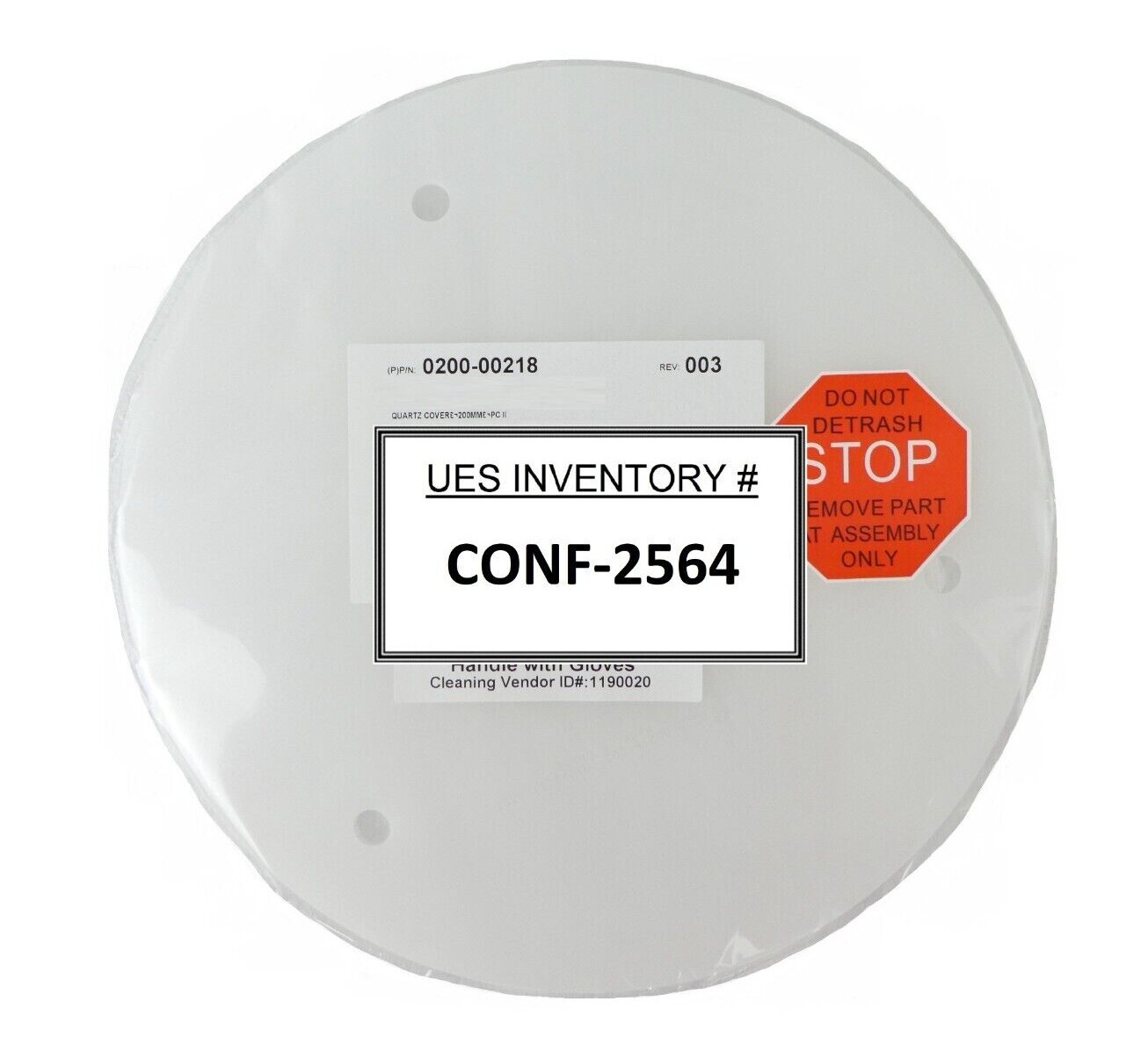 AMAT Applied Materials 0200-00218 200mm PCII Quartz Cover Top Endura 5500 New