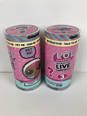 #ad LOL Surprise Interactive Live Surprise Pet with Realistic Sounds Set of 2 New $32.99