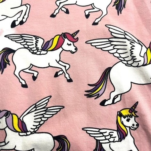 Smafolk Pink Unicorn Ruffle Long Sleeve Tee Size 11-12 Years - Picture 2 of 5