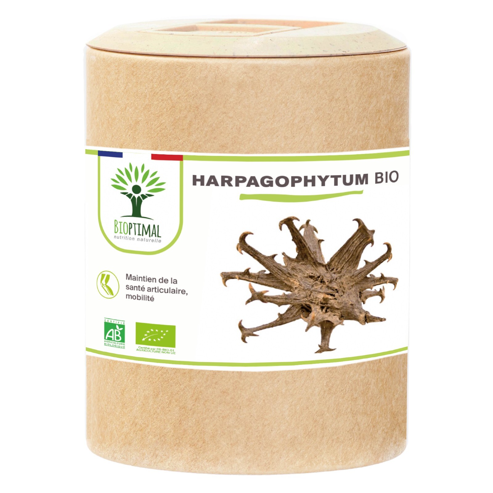 Harpagophytum Bio gélules vegan pour retrouver de la flexibilité articulaire et un confort de marche