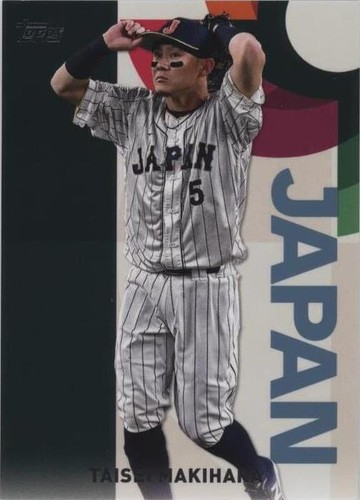 2023 Topps WBC Classic Auto Lars Nootbar AUTO Team Japan Gold /50