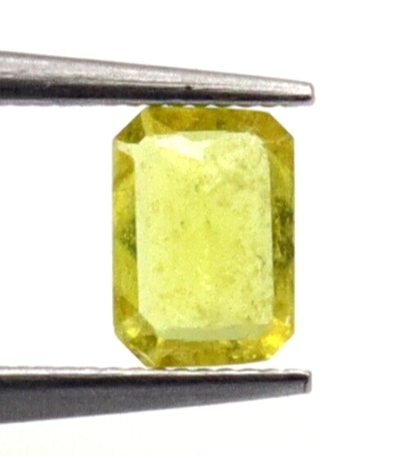 0,14 quilates zafiro amarillo natural suelto octágono sin calefacción tamaño pequeño gema 4x2 mm - Imagen 4 de 7