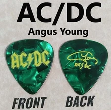 AC/DC Classic Hard Rock band Angus signature Novelty guitar pick (BG-A5)b