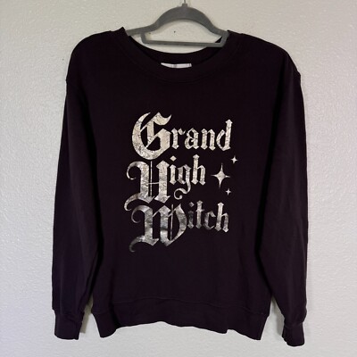 Wildfox Sweatshirt Women Extra Small Grand High Witch Whimsy Goth Sweater XS NEW