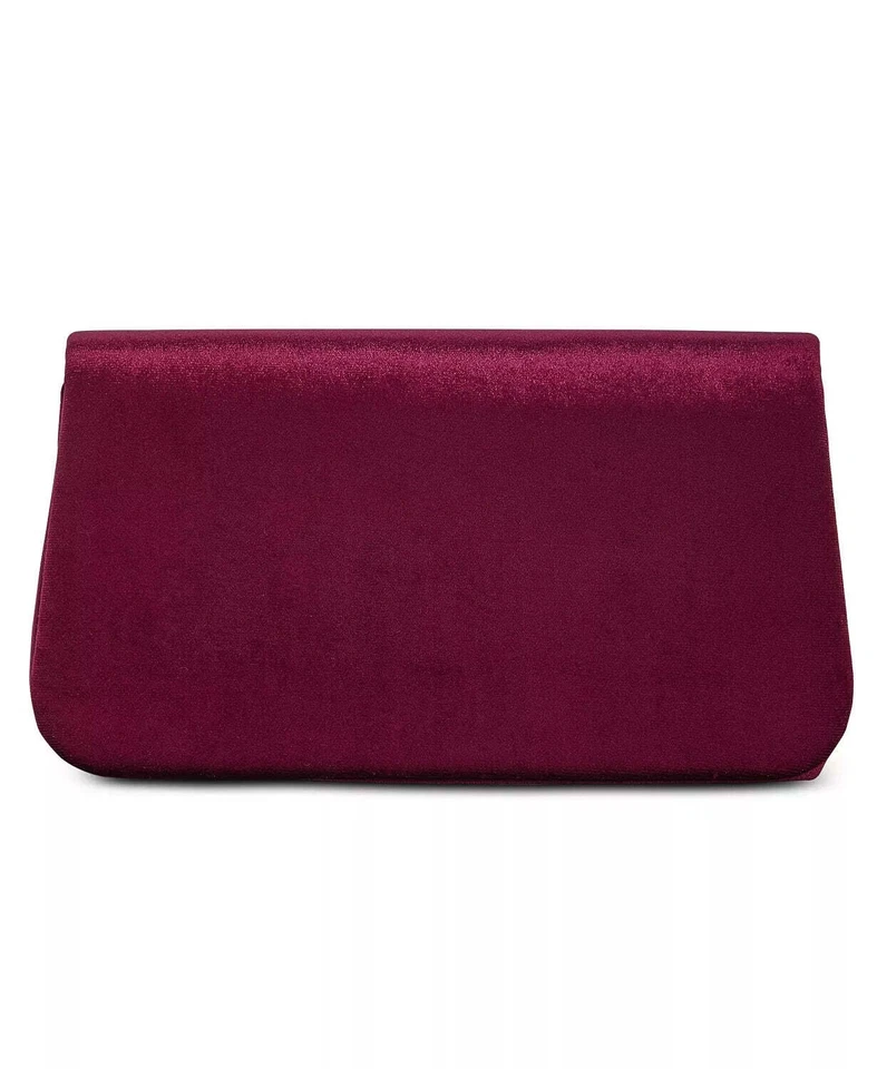 I.n.c. Bolso clutch broche terciopelo Mishel Foto 4 de 4